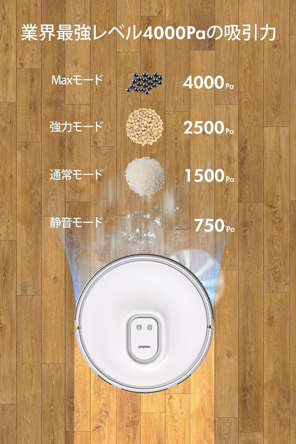 【20台限定】NEABOT NOMO Q11 ロボット掃除機(送料無料)| ウィンターセール