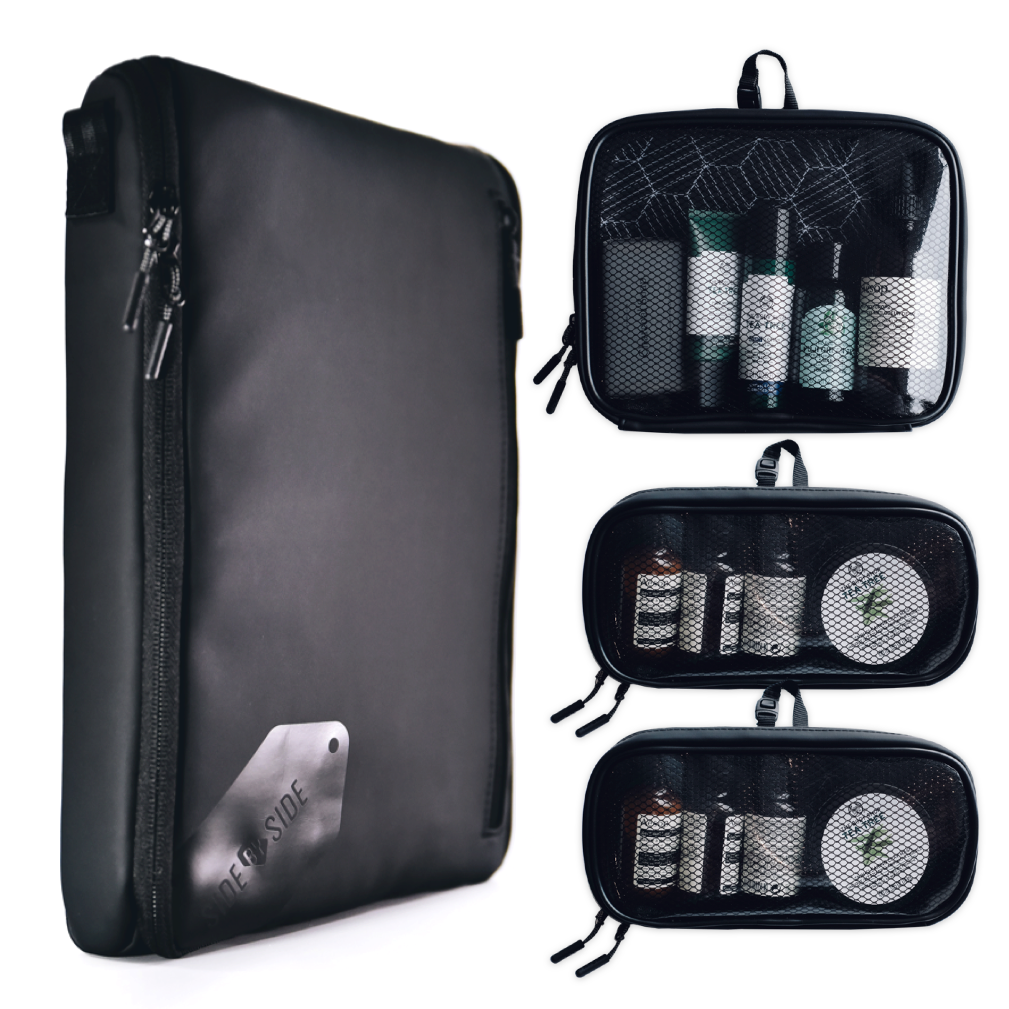 TRAVEL PACKER + CUBEポーチ(小)1個セット